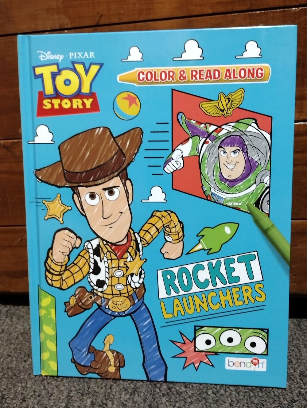 Disney Pixar Toy Story Color & Read-A-Long Book